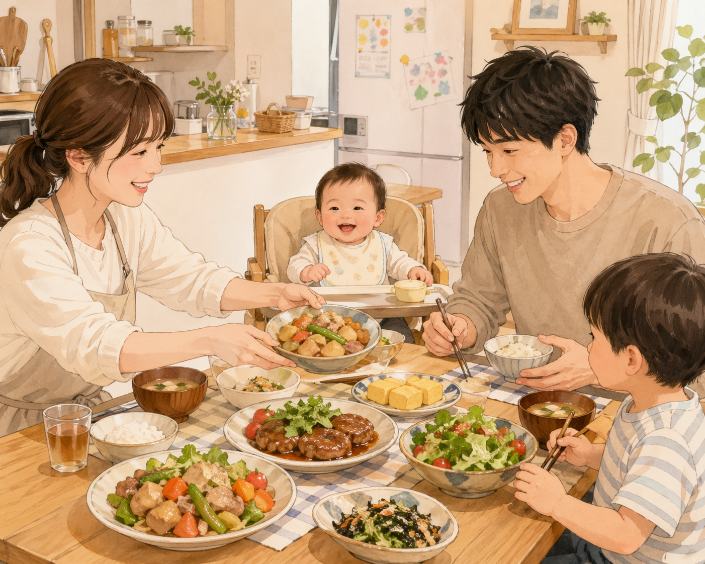 産後ママの家族食卓